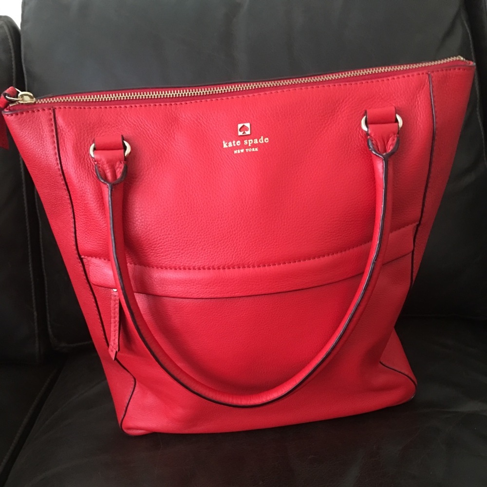 Kate Spade Red Tote Bag